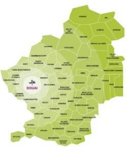 Carte du Douaisis