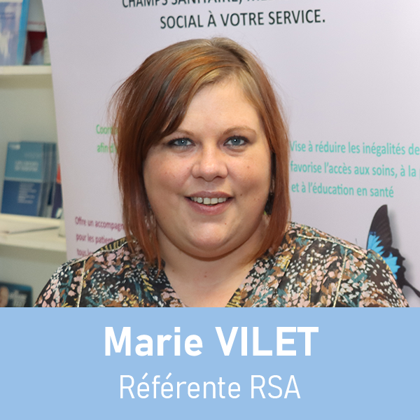 Marie VILET, Référente RSA à la Plateforme Santé Douaisis
