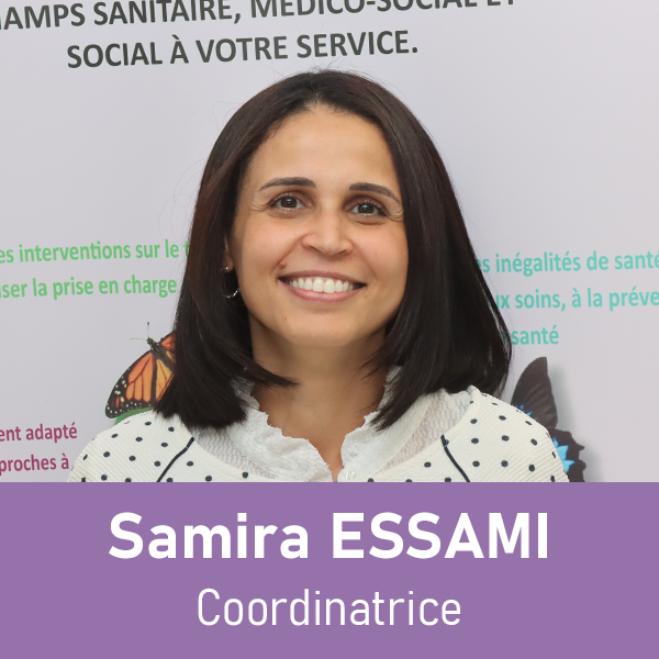 Samira ESSAMI, coordinatrice du Conseil Local de Santé Mentale du Douaisis