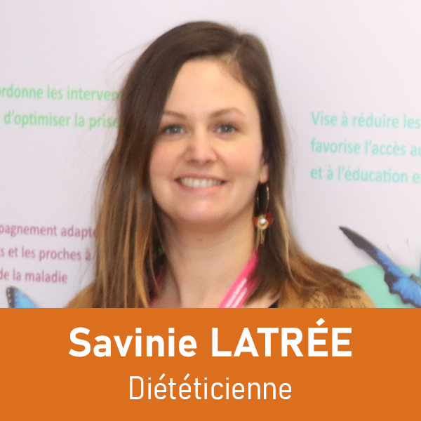 Savinie LATRÉE pilote le programme d' Éducation Thérapeutique du Patient
