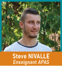 Steve NIVALLE, Professeur d'Activité Physique Adaptée
