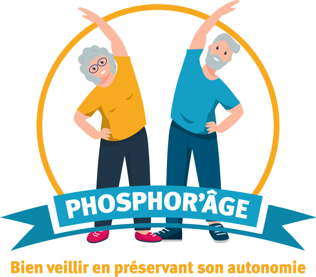 Logo de Phosphor'Âge, un programme visant à préserver l' autonomie des personnes âgées par l'activité physique